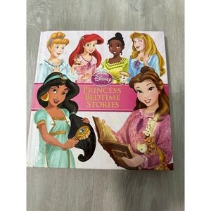 Disney Princess Bedtime Stories Hardcover Book 19 Tales Jasmine Ariel Belle